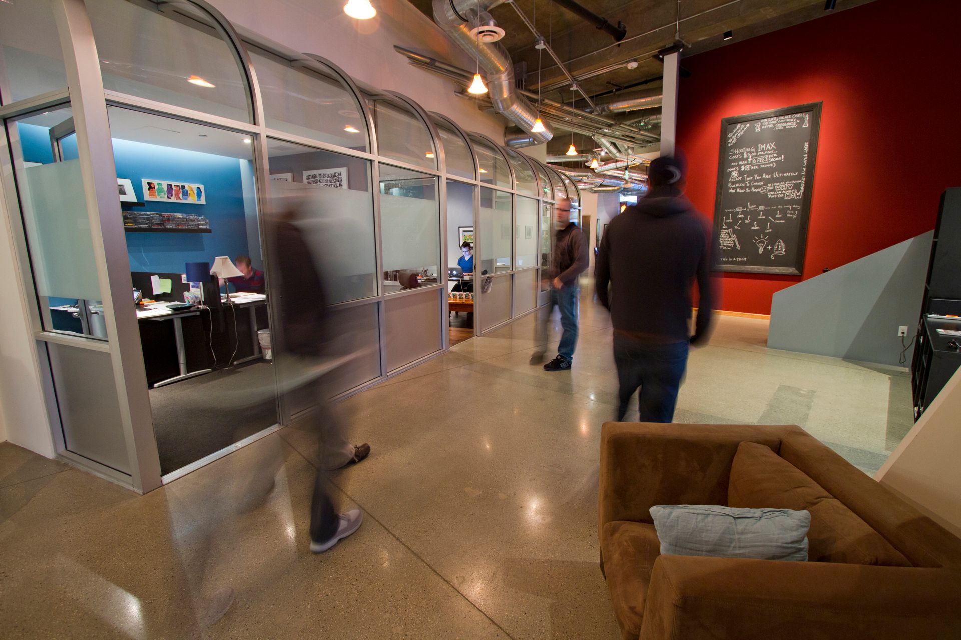 Light Iron's lobby at its Hollywood, Los Angeles facility